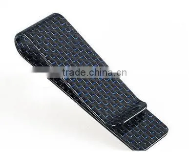 Slim Carbon Fiber Money Clip Carbon Fiber Card Holder With Box photo-3