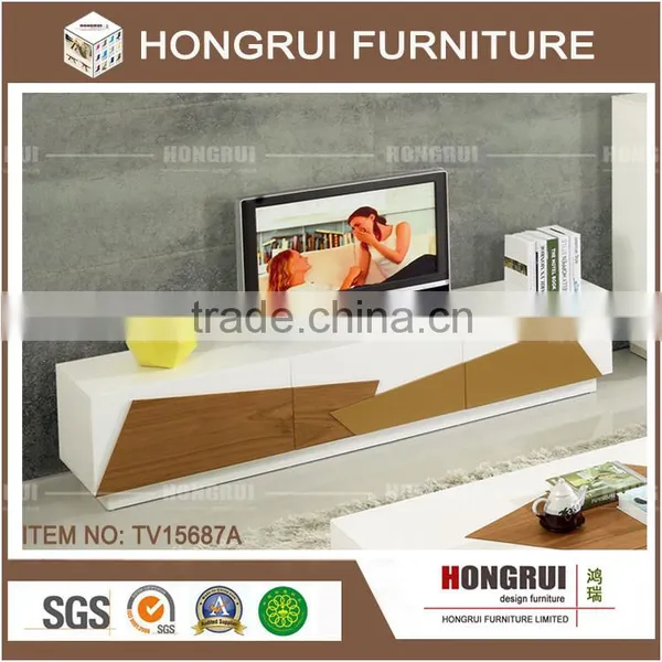 2016 Modern Home Furniture Living Room TV Stand White High Gloss Mdf tv Stand