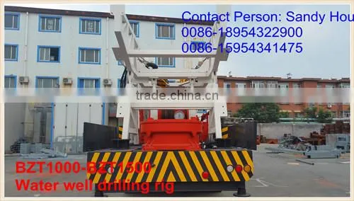 1500 Meters Water Well Drilling Machinery BZT1500 photo-5