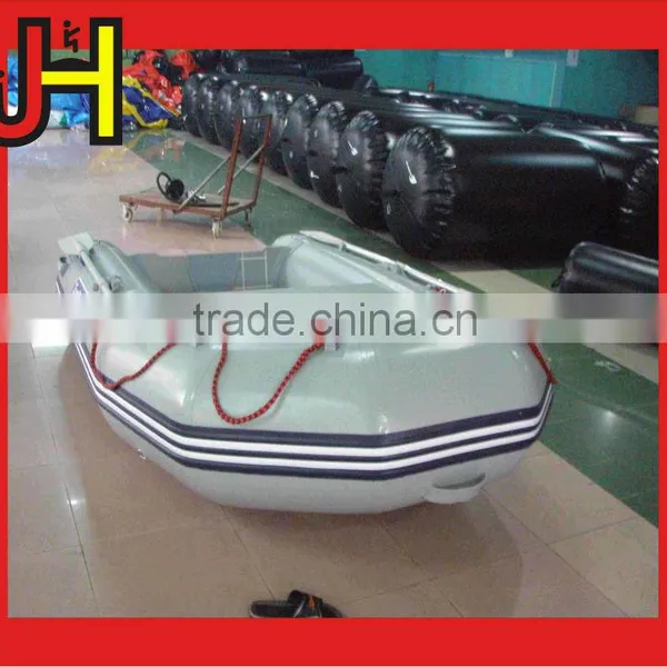 Grey Plywood Floor Inflatable Boat for Sale photo-3