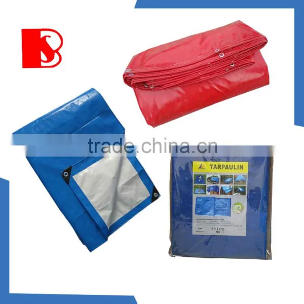 Reinforced Band Tarpaulin, China pe Tarpaulin Factory,110GSM UV TREATED PE TARPAULINpe Tarpaulin in Roll/ pe Tarp in Roll, photo-3
