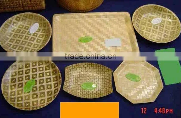 Press Bamboo Trays in Special Shapes High Quality Bambooware