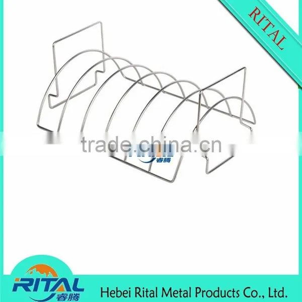 Non Stick Stainless Steel Rib Grilling Rack photo-2