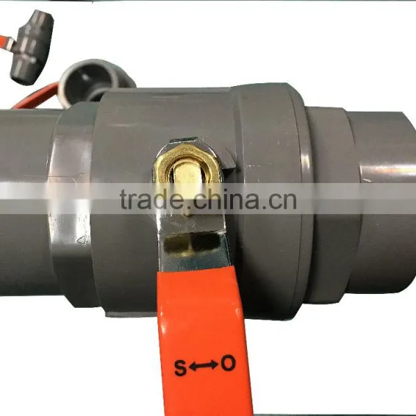 Pvc Two Piece Ball Valve for Swimming Pool U PVC photo-3