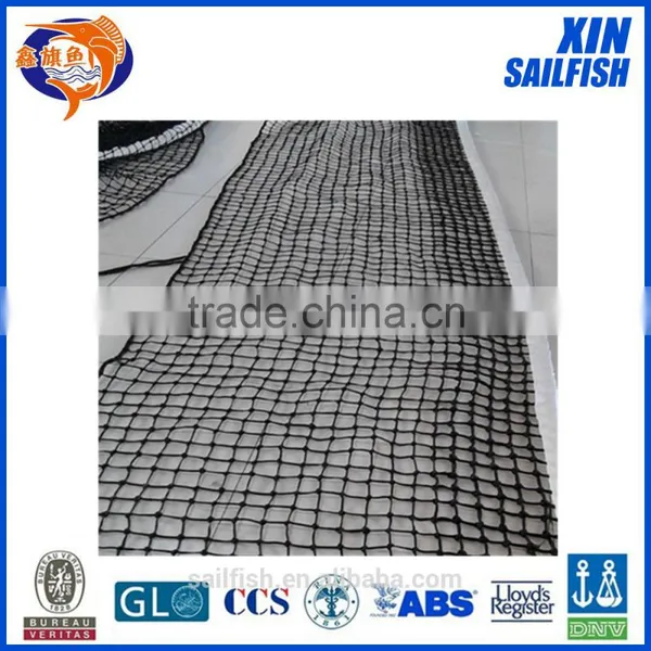 portable knotted badminton net with pp Monofimament rope