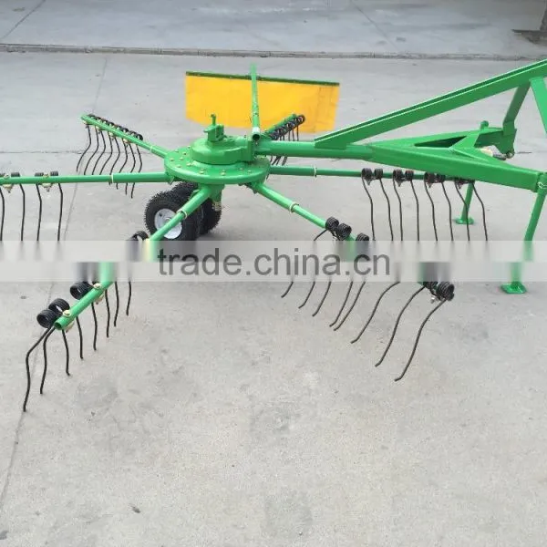 Tractor 3 Point Connection Rotary Wheel Hayrake Wheel Hay Rakes Used to Pick up Straw and Corn Stover photo-5