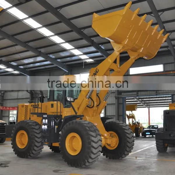 China 6 Tons Wheel Loader With Stick Rake photo-2