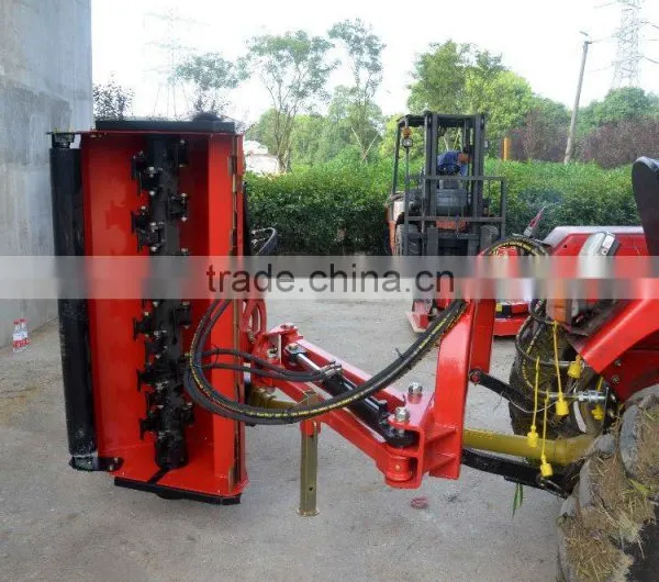 Hot Sale Top Quality Tractor PTO Use Hydraulic Operating Adjust Arm Side Verge Flail Grass Lawn Mower With CE Cetification photo-5