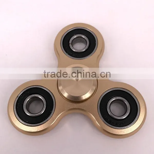 2017 New Fidget Spinner Clover Aluminium Alloy Fidget Spinner Hand Finger Spinner Metal Tri Spinner photo-4