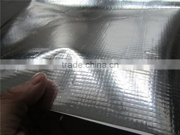 Aluminum Film Coated Fabric, Various Usage Aluminum Tarpaulin, Cheap Waterproofing Plastic Canvas photo-3