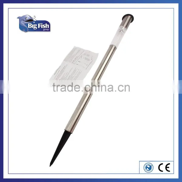 Long Post Solar Powered Post Lights/Stainless Steel Single Post Solar Light./Garden Light Decoration/stainless Steel Lamp Solar