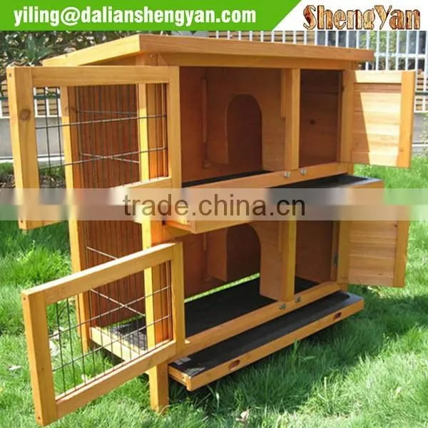Chinese Cedar Custom Rabbit Hutch photo-2