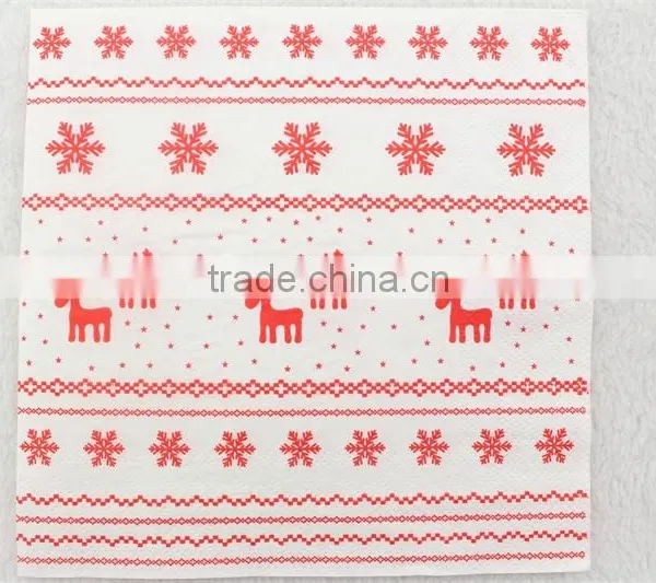 Christmas Design Tissue Paper Napkins Serviettes photo-2