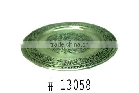 Fancy Embossed Charger Plates