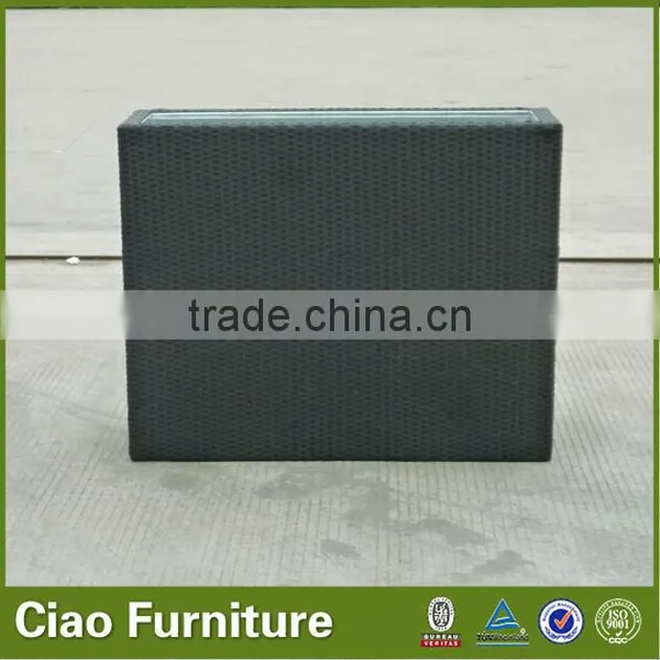 Outdoor Rattan Flower Pot Garden Planter Furniture photo-6