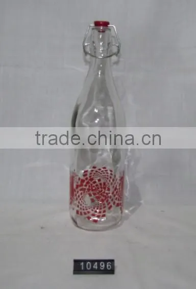 1000ml Color Printing Glass Beverage Dispenser With Stand in Various Sizes photo-5