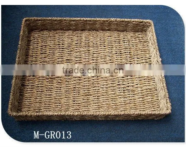 Decorative Hand Weave Straw Basket photo-2