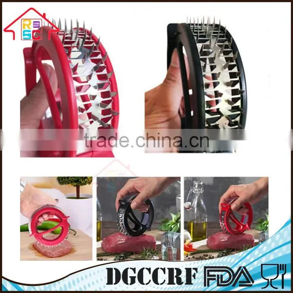 Meat Tenderizer Roller Sharp Stainless Steel Blades for Steak, Chicken, Pork photo-3