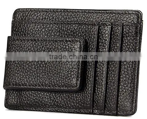 ODM Genuine Leather or PU Leather Credit Card Holders Business Name Card for Men photo-2