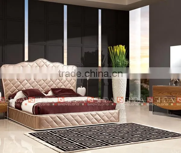 New Design!! Modern and Fashion AppearancePU Leather Queen Bed / Child Bed B9029 photo-2