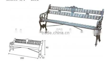 Different Height Size Casting Iron Bench photo-4