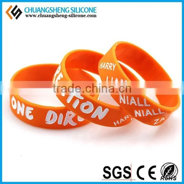 Top Grade Stylish 2015 Hot Gravure Silicone Bracelet photo-5