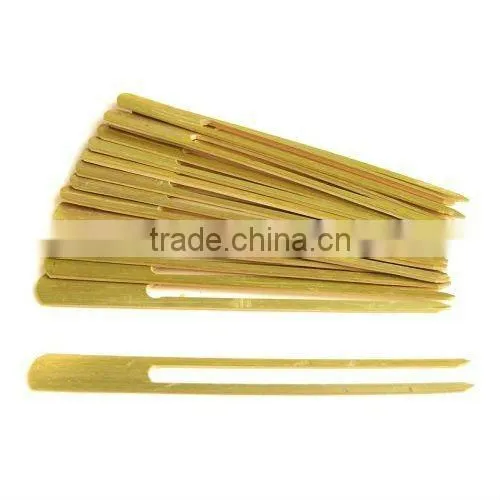 Bamboo Double Prong Skewers, Bamboo Double Pronged Skewers, Bamboo Skewers