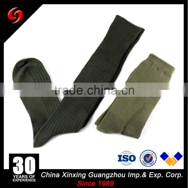 Sock Manufacturers Custom Men's Army Socks/100% Cotton Military Socks