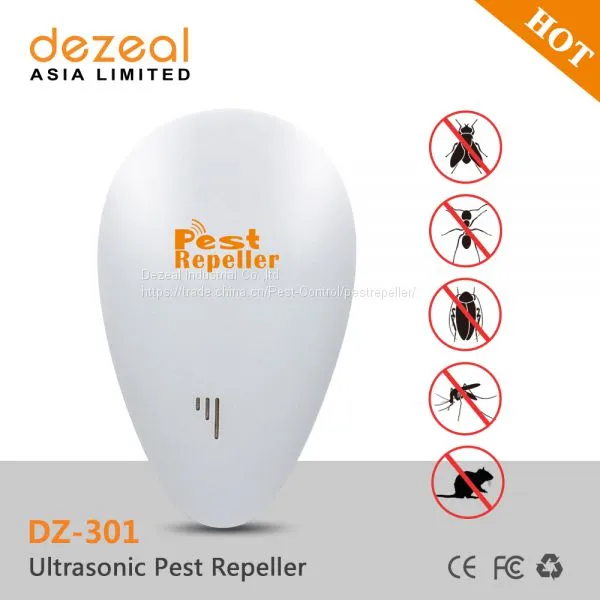 DZ-301 Baby Safe Ultrasonic Pest Repeller for Mosquito Cockroach Insects