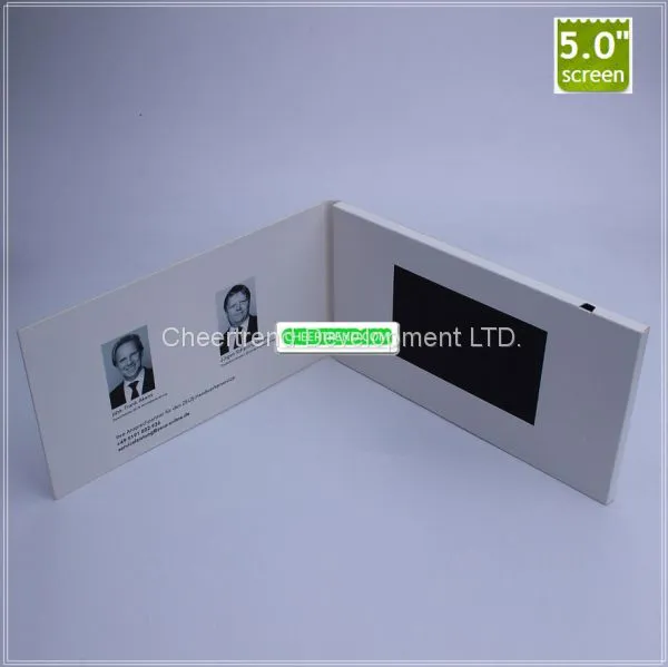 Custom Promotion Customized TFT Screen Lcd Display Brochure Education Video Greeting Business Card photo-5