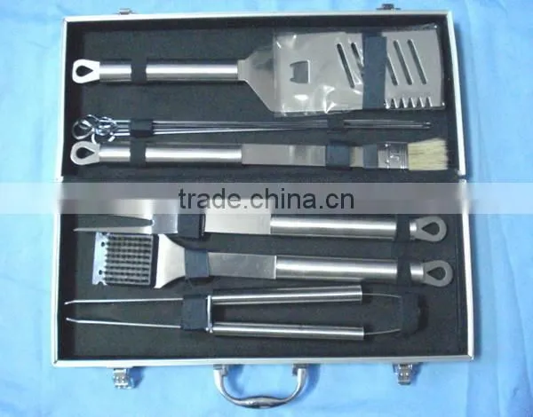 9 pcs BBQ tool set