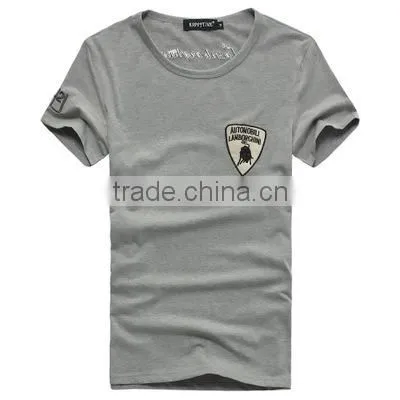 Manufactory Custom Logo Embroidered T Shirt, 100% Coton Fabric photo-3