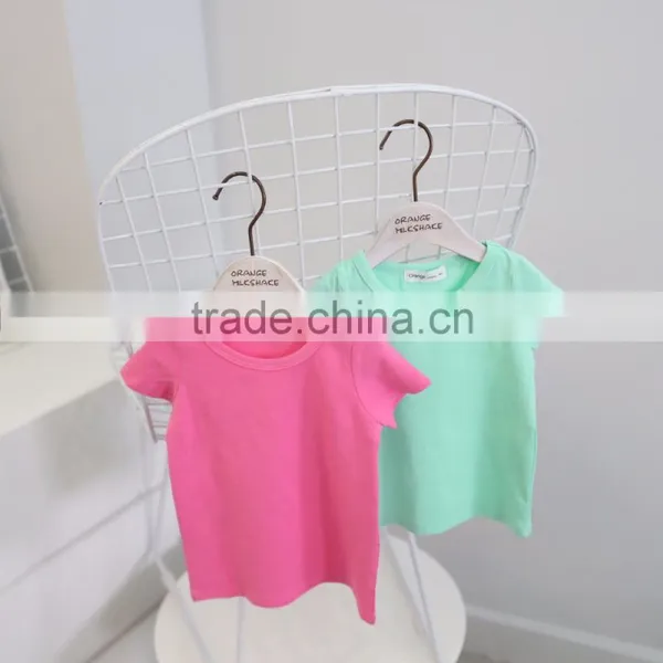 2017children's Round Neck Short Color T-shirt New Style Fashion Boy's Shirt photo-5