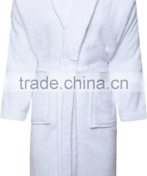 Top Quality Custom Design Soft 100 Cotton Bathrobe Wholesale photo-2