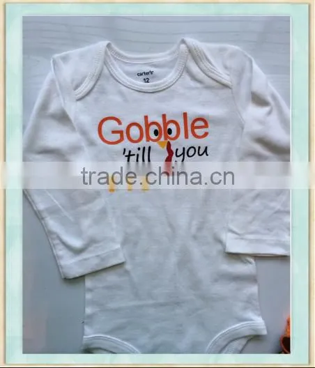 BABY Girl Thanksgiving Outfit White Shirt Fall Outfit - Gobble 'till You Wobble - Baby Girl Photo Outfit Thanksgiving Legwarmer photo-2