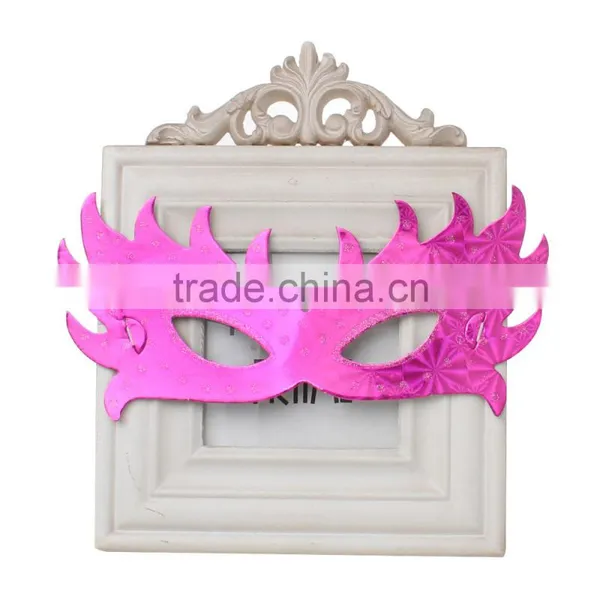 Paper Props Decorations Christmas Snowflake Pattern Simple Design Masquerade Party Mask photo-3
