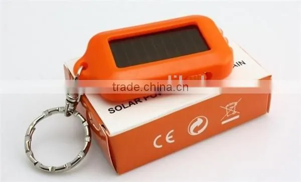 3 Leds Solar Panel Sun Power Energy Torch Flashlight photo-3