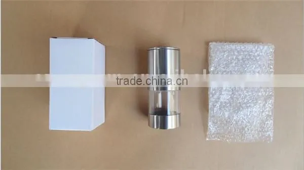 High Quality Stainless Steel Manual Salt Pepper Mill Grinder Portable Kitchen Mill Muller Tool photo-3