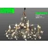 EUROPEAN Copper Chandelier With Flowers,european Handing Lamp,european Pendant Lamp,european Ceiling Lamp photo-2