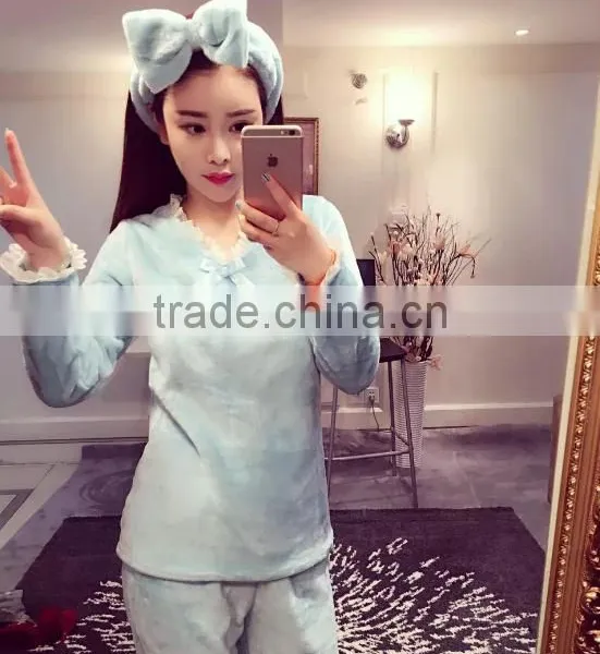 Pink Sexy Design Nighty Flannel Fleece High Quality Low Price