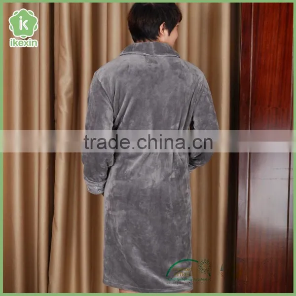 Made In China Aqua Cozy Shu Velveteen Wholesale Bathrobe photo-2