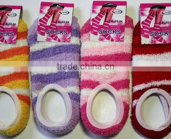 Hot Sale Microfiber Antiskid Socks Slipper Socks photo-5