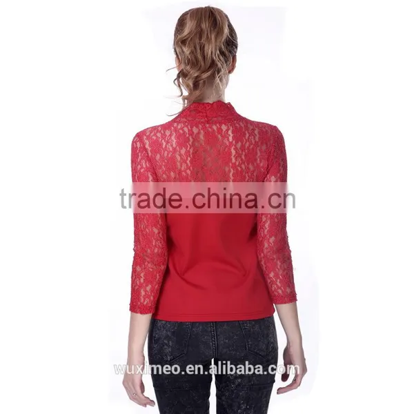 China Most Popular Top Sell Patterned Blouse for Lady photo-2