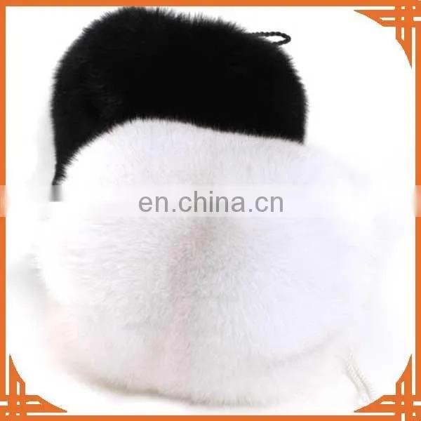 Natural Color Real Blue Fox Fur Cuff