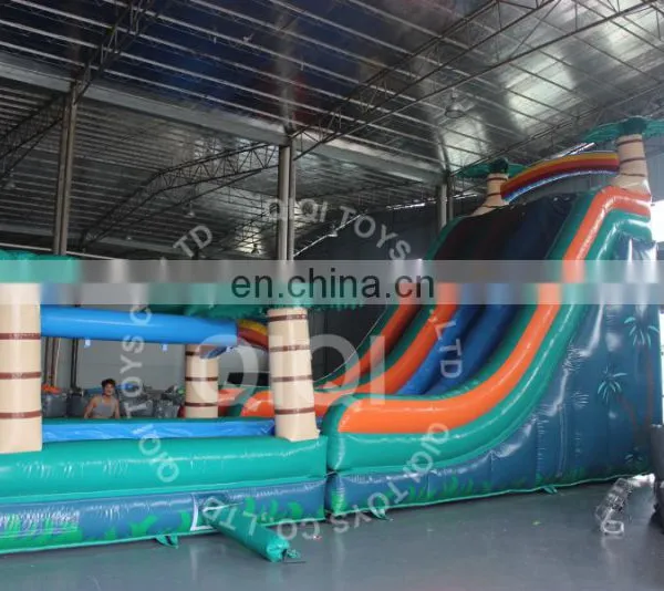 Cheap Inflatable Jungle Water Slide Used Water Slides for Sale photo-5