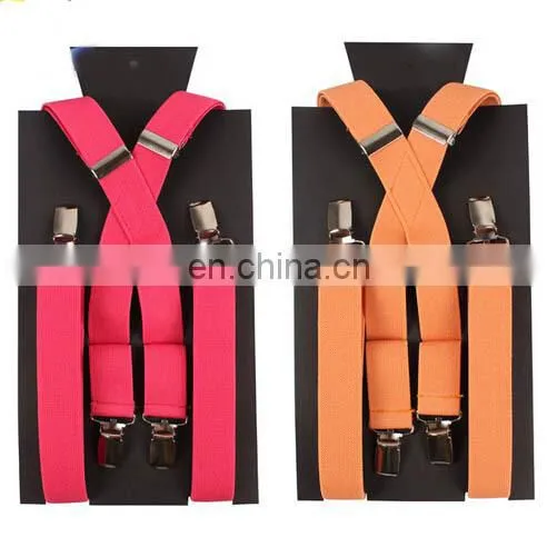 2017 Fashion Colorful X Back Braces Suspenders in 3.5cm Size photo-5