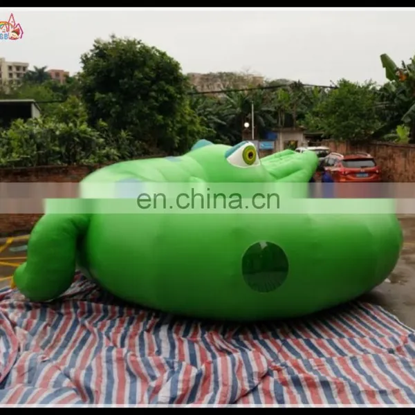 Green Pvc Tarpaulin Inflatable Channel Tunnel , Inflatable Crocodile Channel photo-2