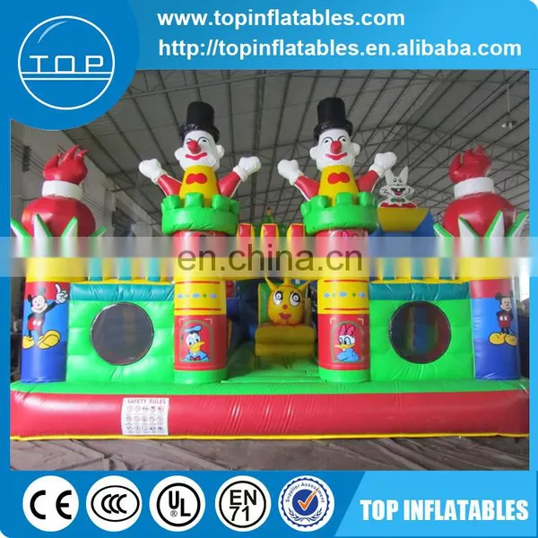 Inflatable Amusement Equipment, Funny Cartoon Entertainment City
