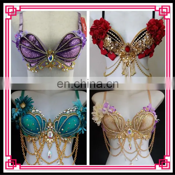 Aidocrystal Customized nightclub singer DJ DS bra stage costume new dance clothing for woman