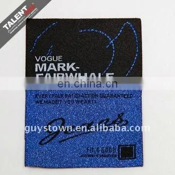 High Technology Metal Wire Woven Clothing Label photo-4
